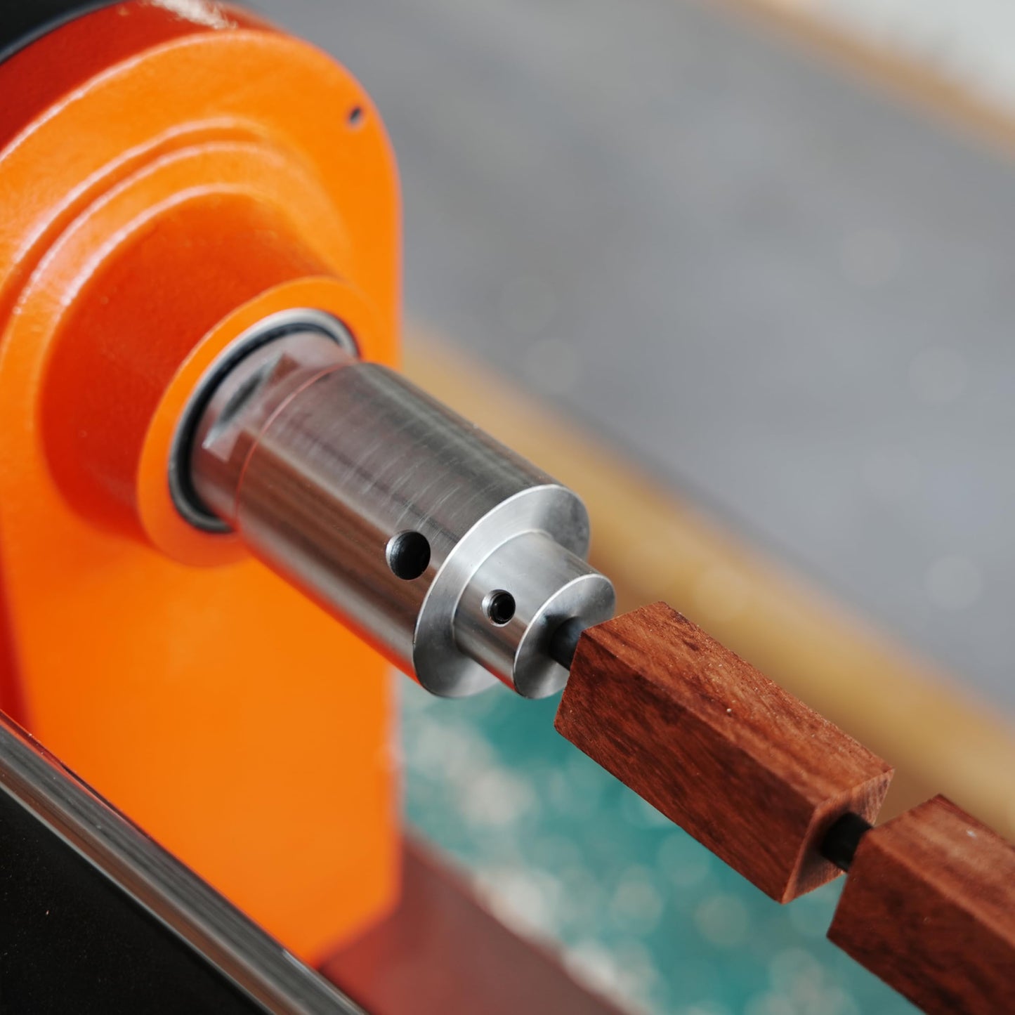 BMWOOD Pen Mandrel with 1"X8TPI Thread Adaptor for Woodlathe Woodturning Pen Make.