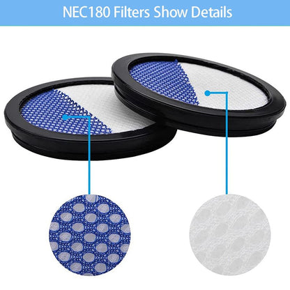 Rapidclean Pro Filter Only Compatible with Eureka Rapidclean Pro Stick NEC180 NEC280TL NEC380 NEC480 NEC185 NEC186 NEC190 Vacuum Cleaner.