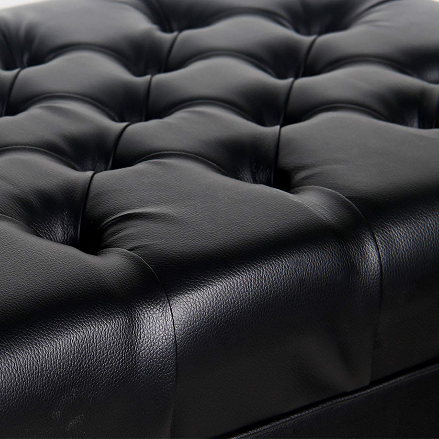 Leather Piano Bench Luxury Stool Solid Wood with Large Storage Box Adjustable Height Comfortable and Ergonomic zwart (zwart One Size)