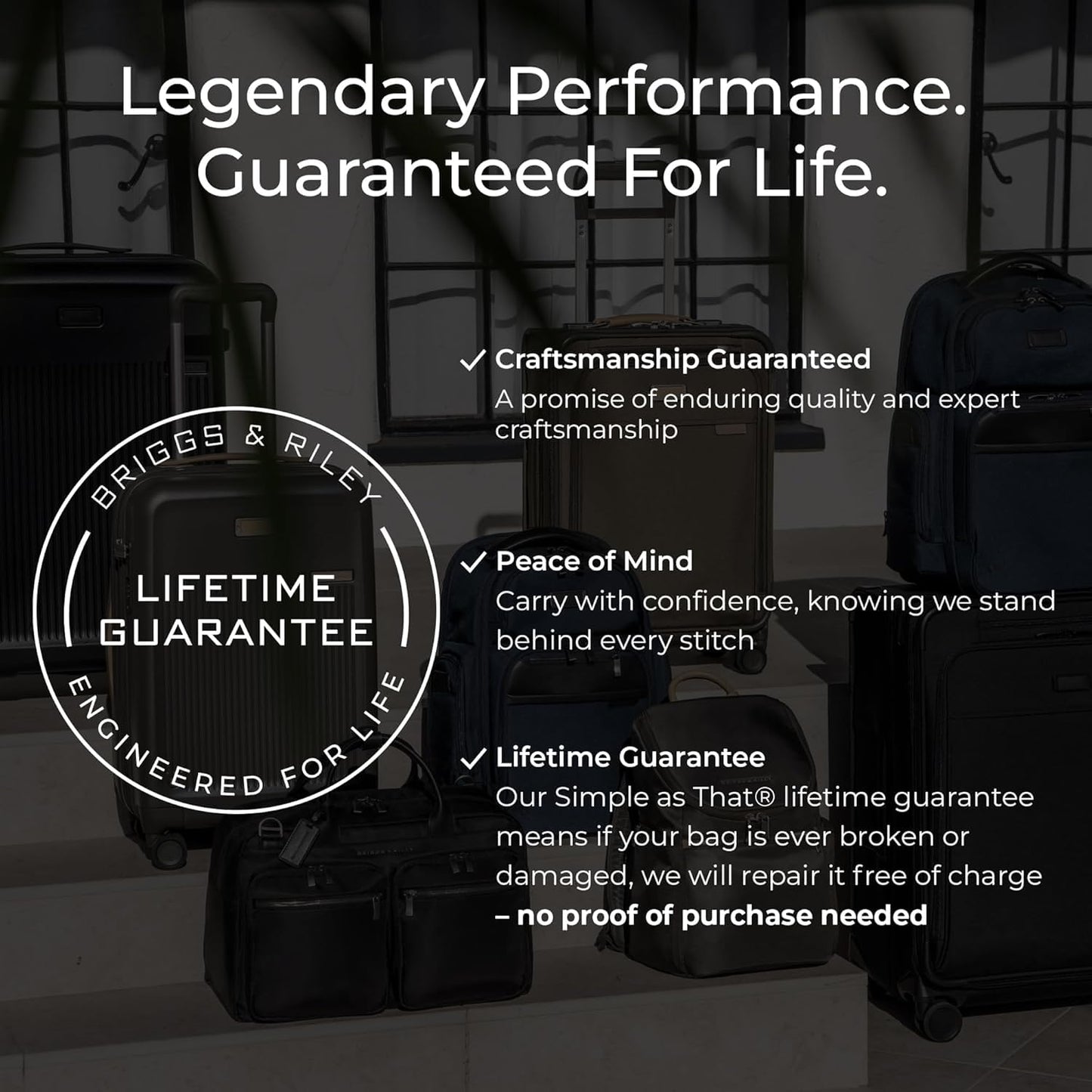 Briggs & Riley 32 Inch Extra Large Trunk Checked Luggage - Maximum Capacity Hard Shell Heavy Duty Travel Suitcase with 360-Degree Spinner Wheels - TSA Lock - Torq Collection - Ocean