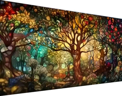 MOMDEDP 5D Tree of Life Diamond Art Kits for Adults,5D Diamond Painting DIY Large Size Diamond Art Diamond Painting Kits for Adult,Round Full Drill Diamonds, Diamond Art Kits for Home Decor 16x28 inch