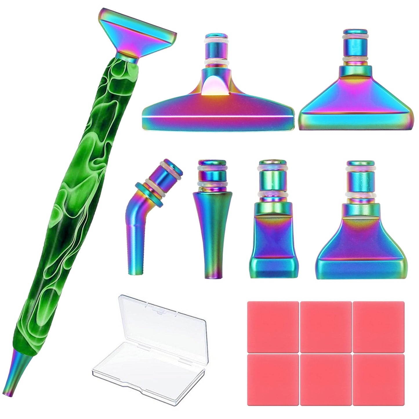 Heyseri Diamond Painting Pens, “Classic Wax Stylus” Diamond Art Pen, Gem Painting Tools Accessories, Gem Art Pen with Metal Tips for 5D Craft Nail