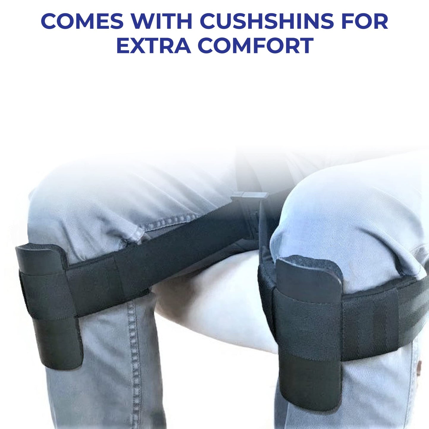 Nada-Chair Back-Up with CushShins Back Support and Posture Corrector Turns to Convertible Pouch Bag (Navy)