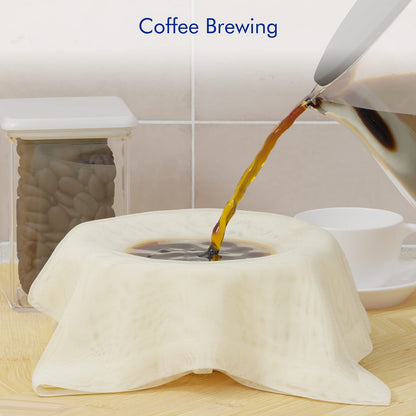 8 PCS Reusable Cheesecloth, Grade 100, 20x20 Inch Hemmed Cheese Cloth for Straining Craft, 100% Cotton Unbleached Cloth Strainer for Cooking, Baking, Juicing, Cheese Making