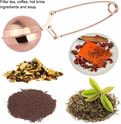 Fdit Loose Leaf Tea Infuser - Food Grade 304 Stainless Steel Bucket Infuser for Brewing & Steeping Tea