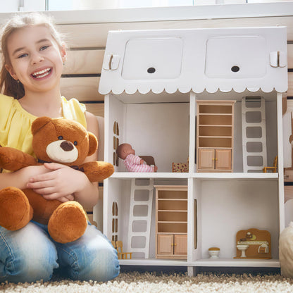 Toyvian Mini Wooden Drawer Cabinet, 1: 12 Dollhouse Decoration Bookshelf with Wood Drawer Tiny Bookcase TV Cabinet Model Storage Shelves Dollhouse Furniture Accessories