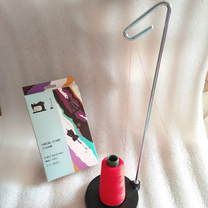 Tosnail 2 Packs Universal Cone and Spool Stand Thread Holder with Sturdy Metal Base