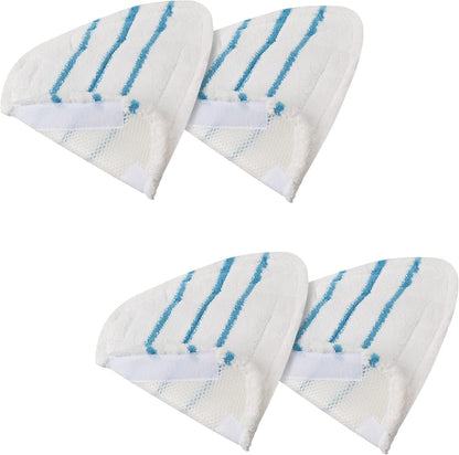True & Tidy Extra Thick Mop Pad Pack Refill for STM-500, STM-700, and STM-700A Steam Mops, Machine Washable (4-Pack)