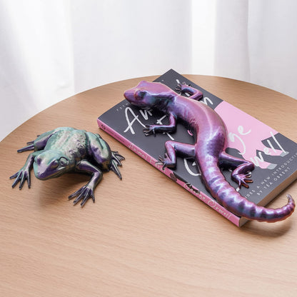LET'S RESIN Resin Molds Silicone, 2 Pcs Animal Epoxy Resin molds with Realistic Frog and Lizard Shapes, 3D Lifelike Silicone Molds for Epoxy Resina, Wall Desktop, Cabinets Decor