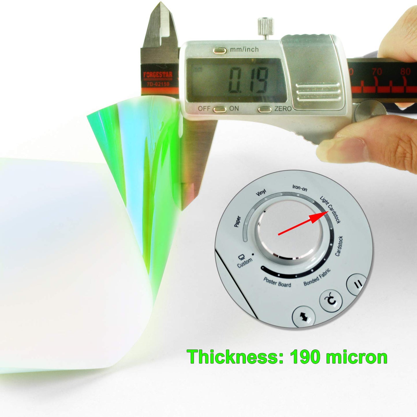 Holographic Glow in The Dark Heat Transfer Iron on Vinyl - 4 Pack 12" x 10" Luminous Chameleon HTV Vinyl Bundle Sheets for T-Shirts (4 Colors)