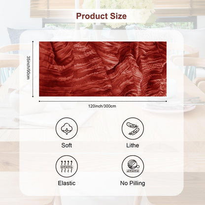 20 Pack Terracotta Christmas Cheesecloth Table Runner 35x120 Inch 10Ft Rustic Gauze Cheese Cloth Table Runner Sheer Cheesecloth Table Runners for Wedding Party Bridal Shower Decoration