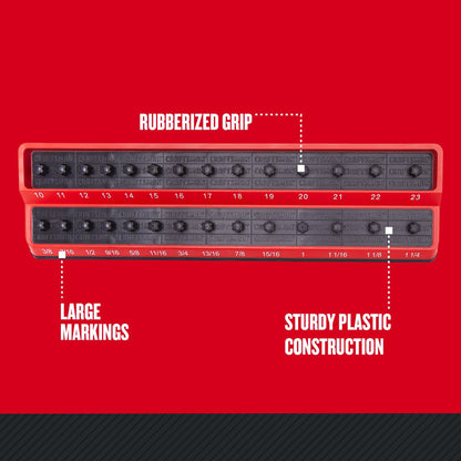 CRAFTSMAN Socket Peg Holder, Tool Tray Storage Organizer, 1/2 Inch Drive (CMMT99416)