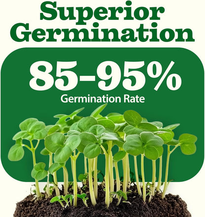 55 Pack 28,000+ HOME GROWN Vegetable Seeds Non-GMO Heirloom Seeds for Planting Vegetables, Survival Seed Vault, Garden