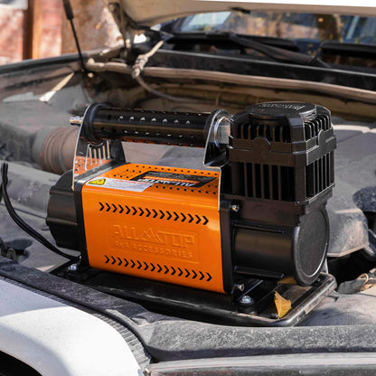 ALL-TOP Air Compressor Kit, 12V Portable Inflator 7.06CFM, Offroad Air Compressor for Truck ,Air Pump for Car Heavy Duty, Max 150PSI for SUV 4x4 Vehicle RV Tire