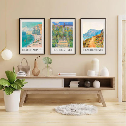 GOUOYANA Diamond Art Kits for Adults - 3 piece, Full Drill Landscape Diamond Painting Kits for Beginners, DIY Full Rhinestone 5D Diamond dots (Gemstone Craft), Home Wall Decoration (12x16 inch)