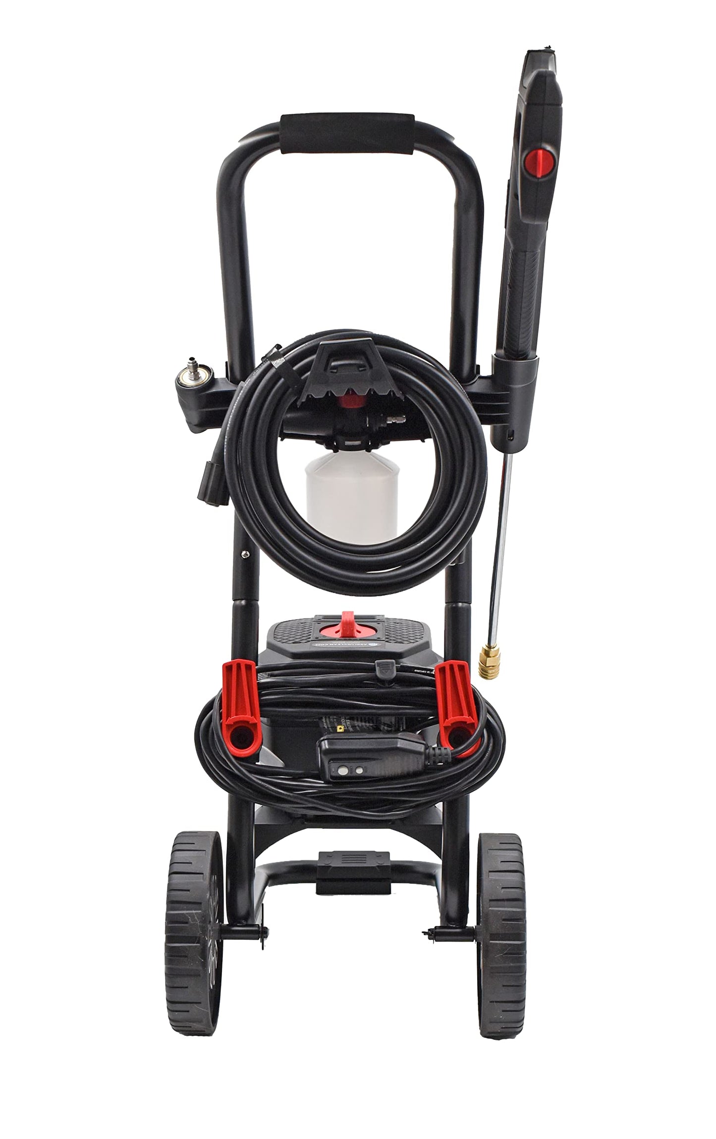 AR Blue Clean BCXP22300P Electric Pressure Washer-2300 PSI, 1.7 GPM, 13 Amps Quick Connect Accessories, Two Wheel Trolley, On Board Storage, Portable Pressure Washer, High Pressure, Car washer, Patio