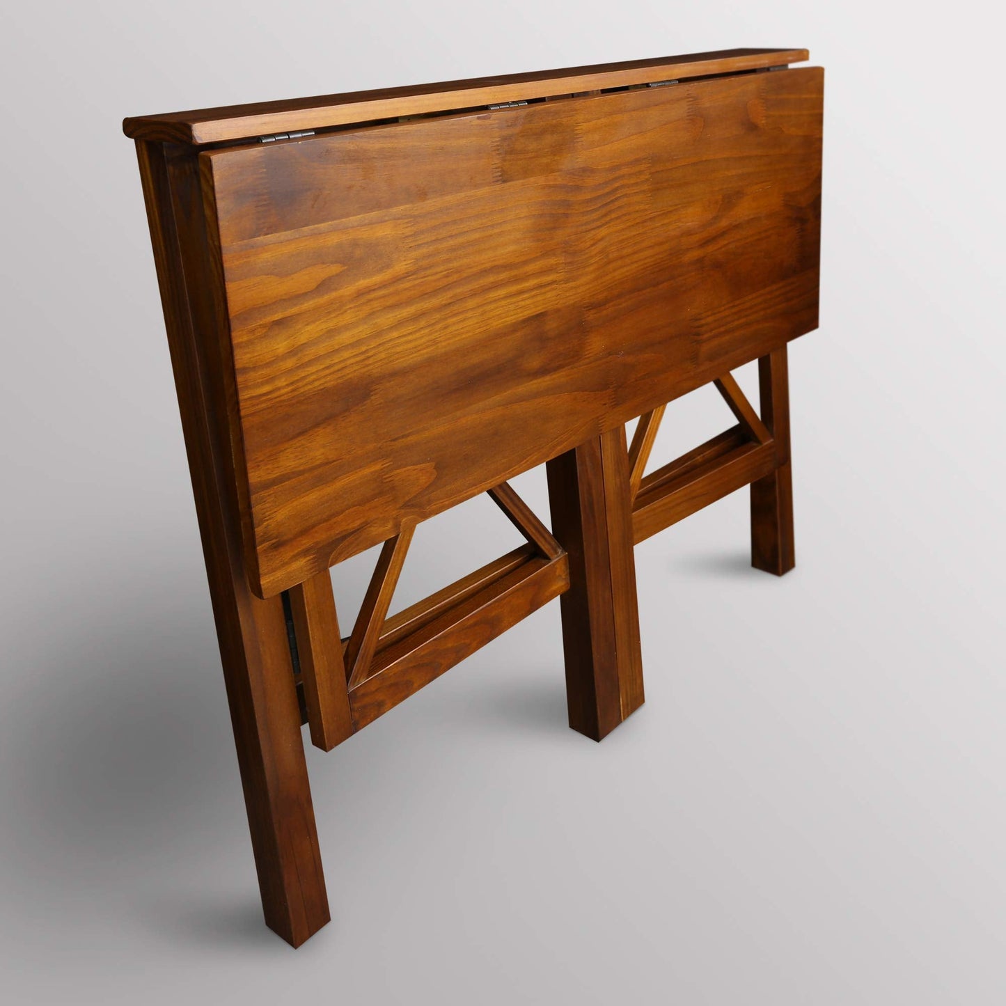 Montego Folding Desk with Pull-Out-Warm Brown