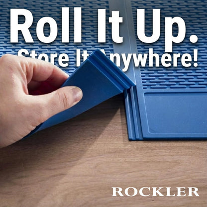Rockler Silicone Glue Mat XL (23"x30") - Heat Resistant Mat for Projects, Garage, Shop, Dining Room Table – Easy to Clean Silicone Mats for Crafts – Rollable Workshop Accessories for Easy Storage