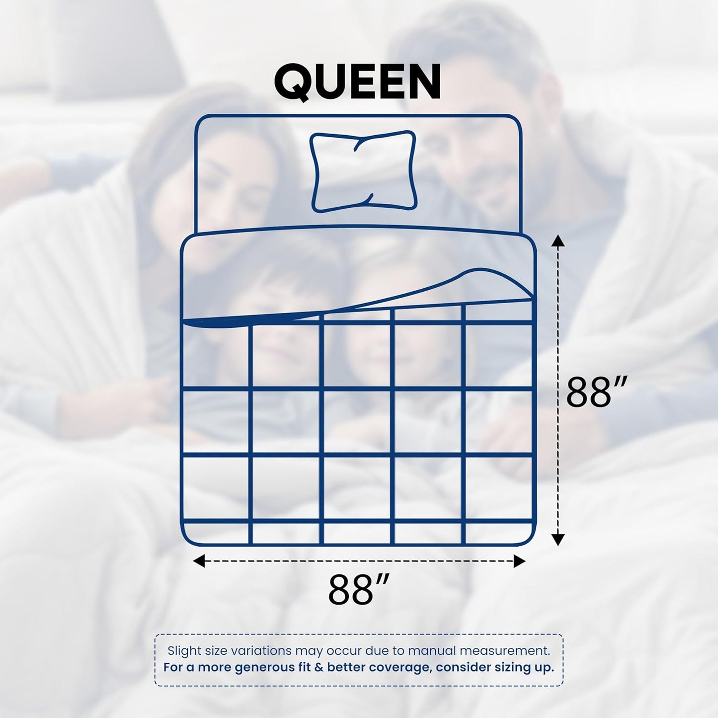 Utopia Bedding Queen Size Comforter - All Season Down Alternative Duvet Insert, Machine Washable (White)