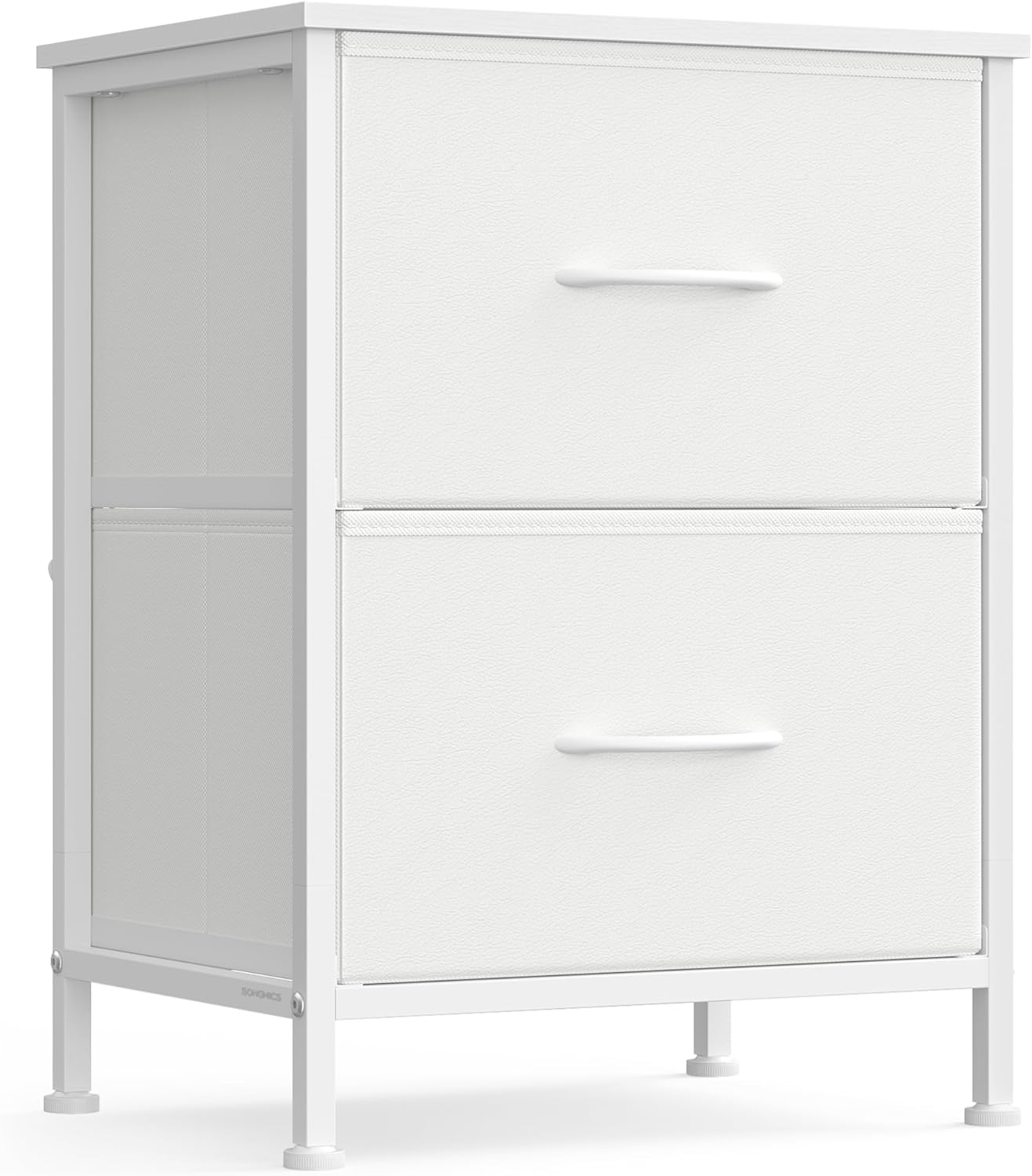 2 Closet, ULGS312W01S SONGMICS Dresser for Bedroom, Chest of Drawers, Nightstand, Steel, MDF, Non-Woven Fabric Drawers