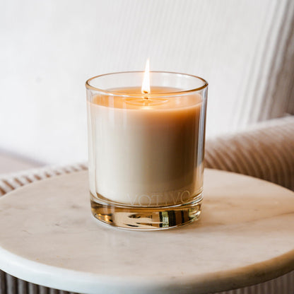 Votivo Champaca 10 oz Signature Candle | Soy Wax Blend | Luxury Glass Jar & Box | Home Decor | Gifts | Highly Scented