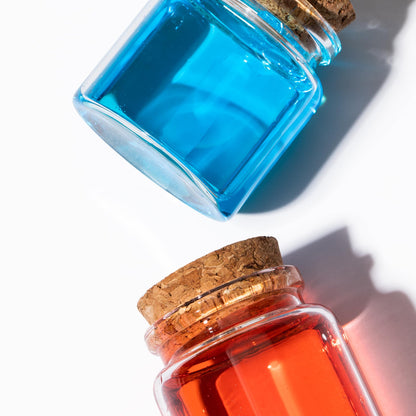 50ml / 1.69 oz. 10pcs Mini Glass Bottles with Cork, Small Glass Jars, Potion Bottles, Glass Vials, Message in a Bottle, Spell Jars with Cork Lids for Display Party Favors DIY Decoration Wedding Gift