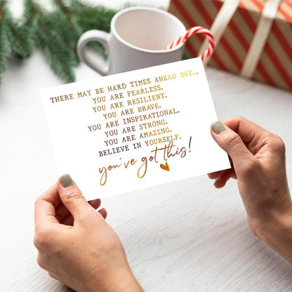 PUGAILA Heartfelt Encouragement&Support Card, Sympathy, Get Well, Affirmation, Positive Sobriety, Thinking of You, Speedy Surgery Recovery Card&Gift for Family Friend Coworker Cancer Patients