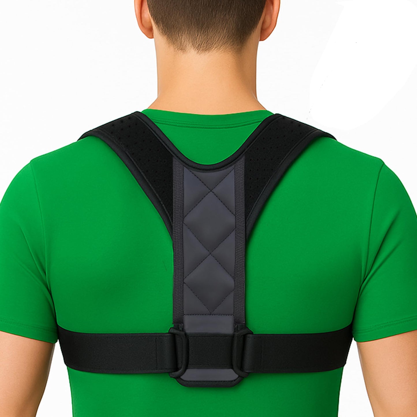 Posture Corrector for Men and Women - Invisible & Mesh Breathable Upper Back Brace - Adjustable Back Straightener - Relieve Shoulder, Neck & Back Pain, L(38-48inch) 1PCS