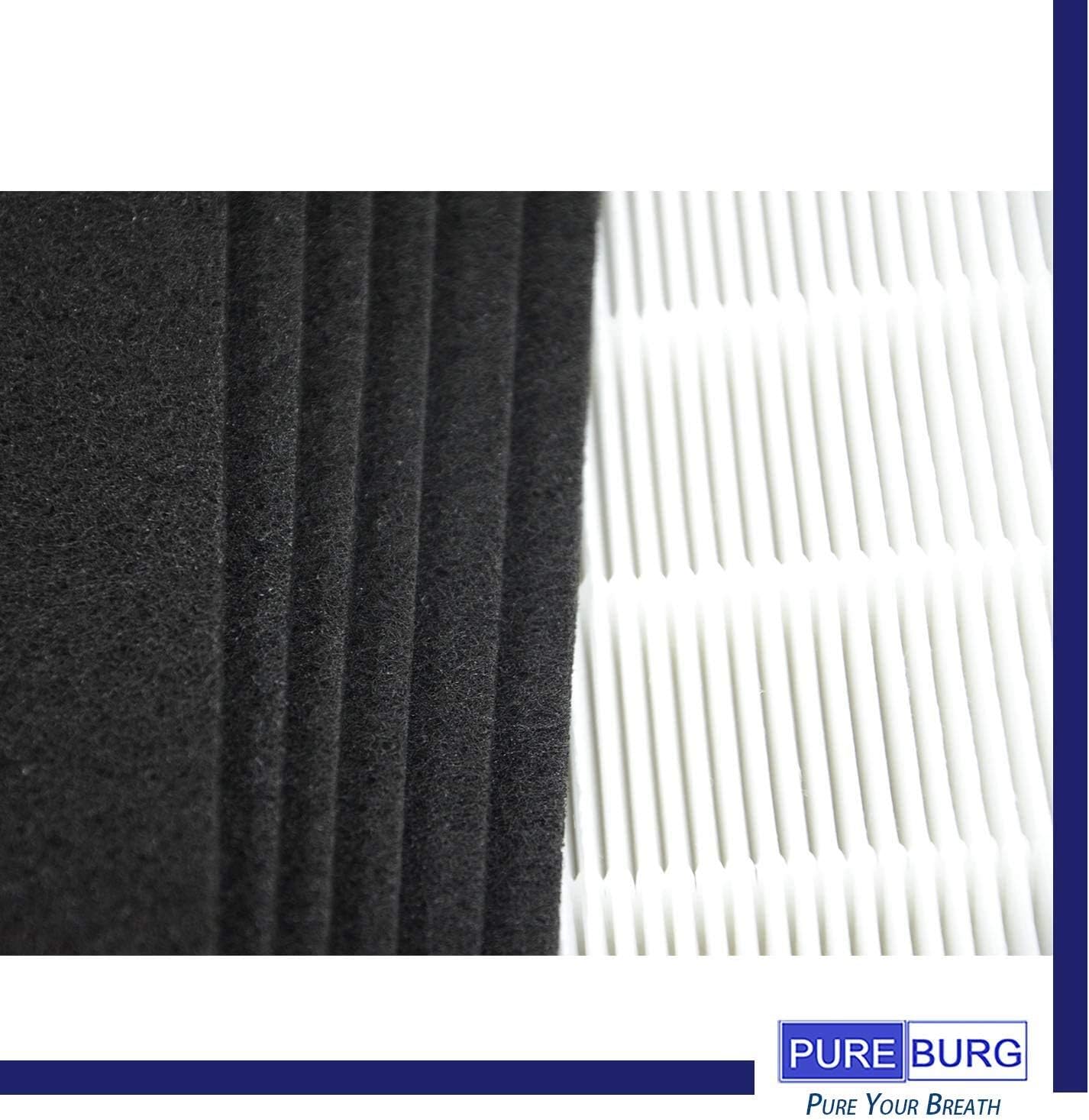 PUREBURG 115115 Replacement Filter for Winix C535 909 9800 5300 6300 Air Purifiers, H13 HEPA