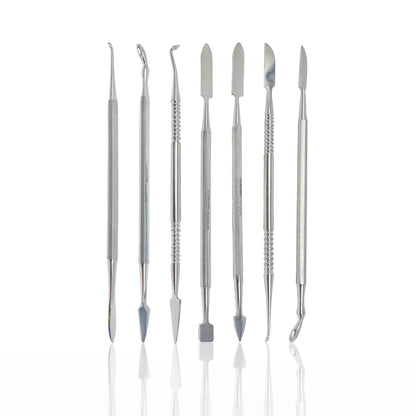 CYNAMED Stainless Steel Spatula Wax & Clay Sculpting Tool Carver Set (7PK)