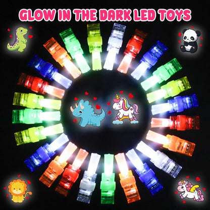 28PCS LED Finger Lights Valentines Day Gifts for Kids School Classroom Valentine Exchange Cards for Toddlers Boys Girls Class Valentine’s Day Gift Light Up Party Favors Treat Goodie Bags Stuffers Bulk