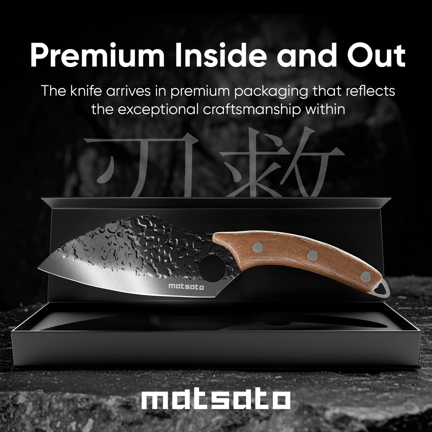 Matsato Chef Knife, Kitchen Japanese Steel Chefs Knife, Meat & Vegetables Cooking And Chopping Chef Knives, Cuchillos De Cocina - Kitchen Gifts, Womens, Dad Gifts for Christmas 4.53 Inches Blade