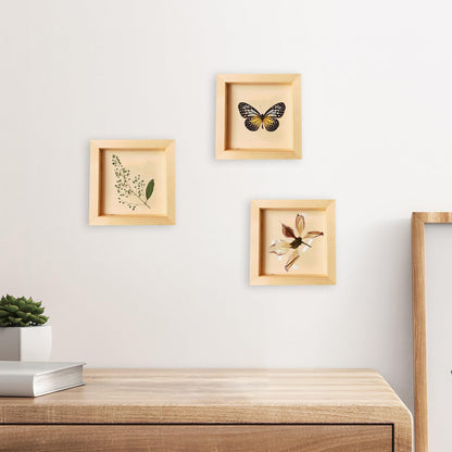 12 Pack Unfinished Wooden Canvas Board 5 x 5 inch Wood Panel Boards Square Wood Panels Blank Boards for Painting, Pouring, Burning, Arts Use with Oils, Acrylics and DIY Craft Projects