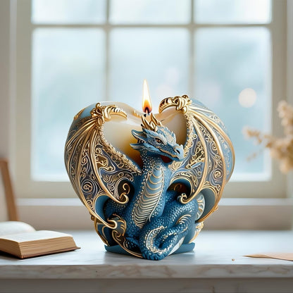 Dragon Candle Mold, 3D Animal Dinosaur Silicone Molds for Candle Making, Epoxy Resin Casting Molds for Handmade DIY Soap & Aromatherapy DIY Home Desk Decor