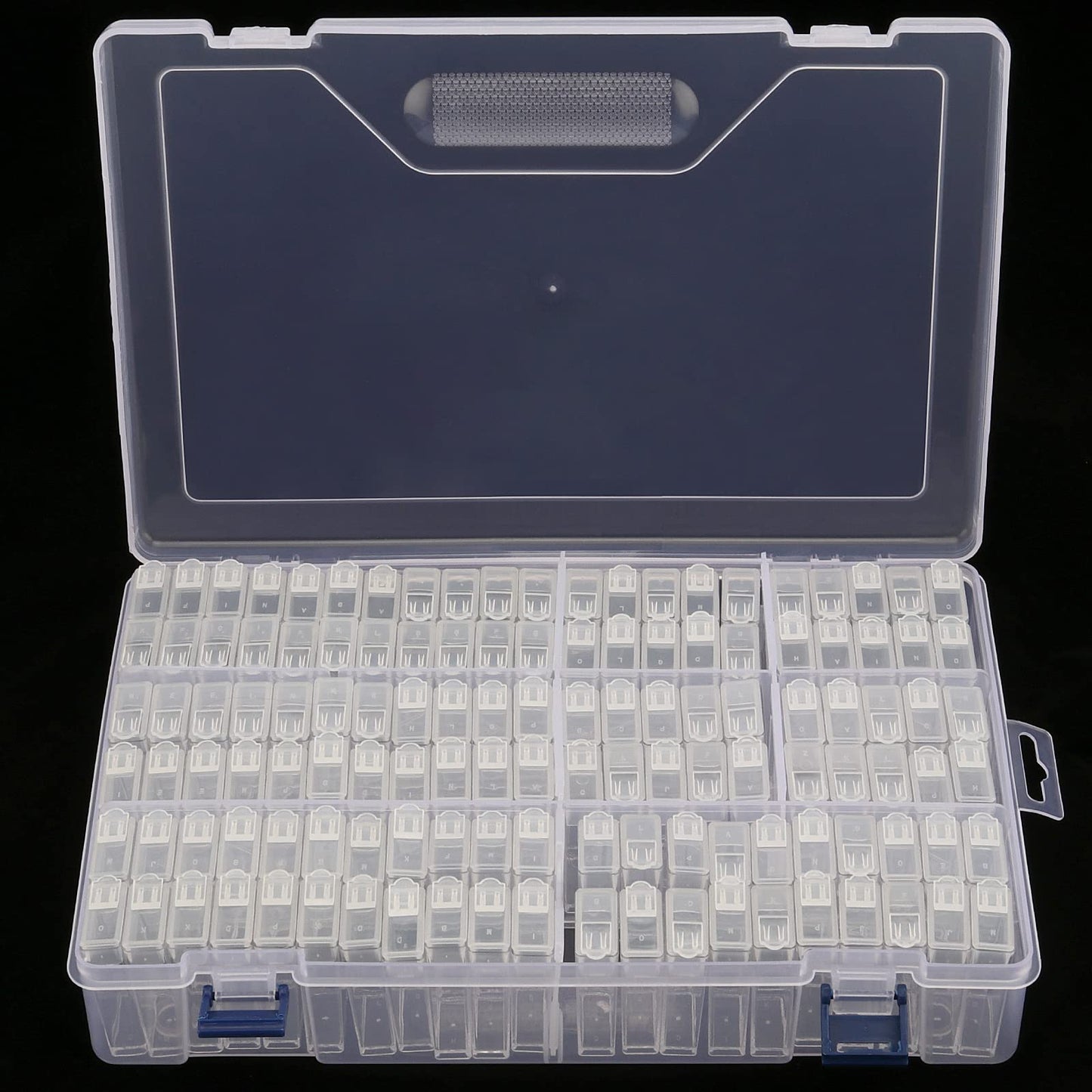 MANCHAP 120 Grids Diamond Storage Containers, Art Craft Beads Organizer Box for Beads, Rhinestones, Painting