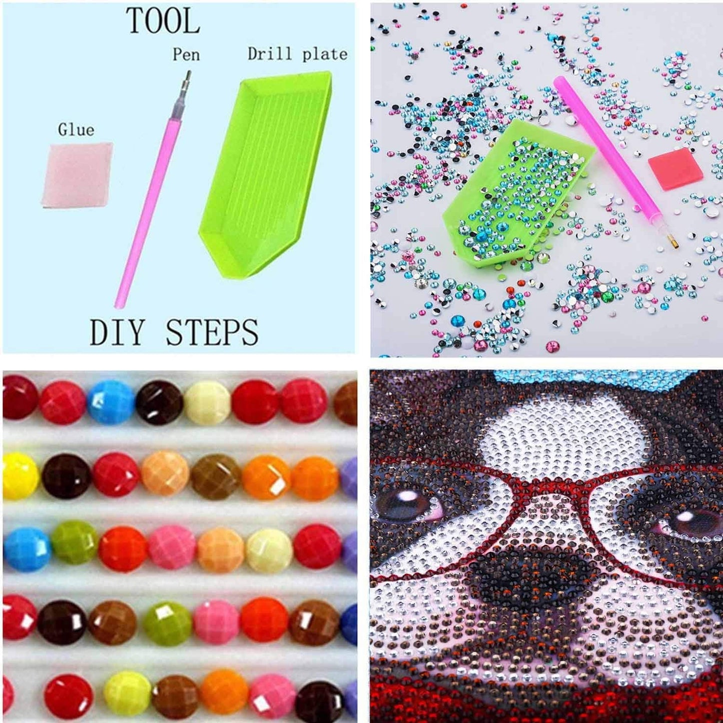 Painting by Number Kits for Kids 5D Diamond Painting Full Drill Diamond Dotz Kits for Children Gifts