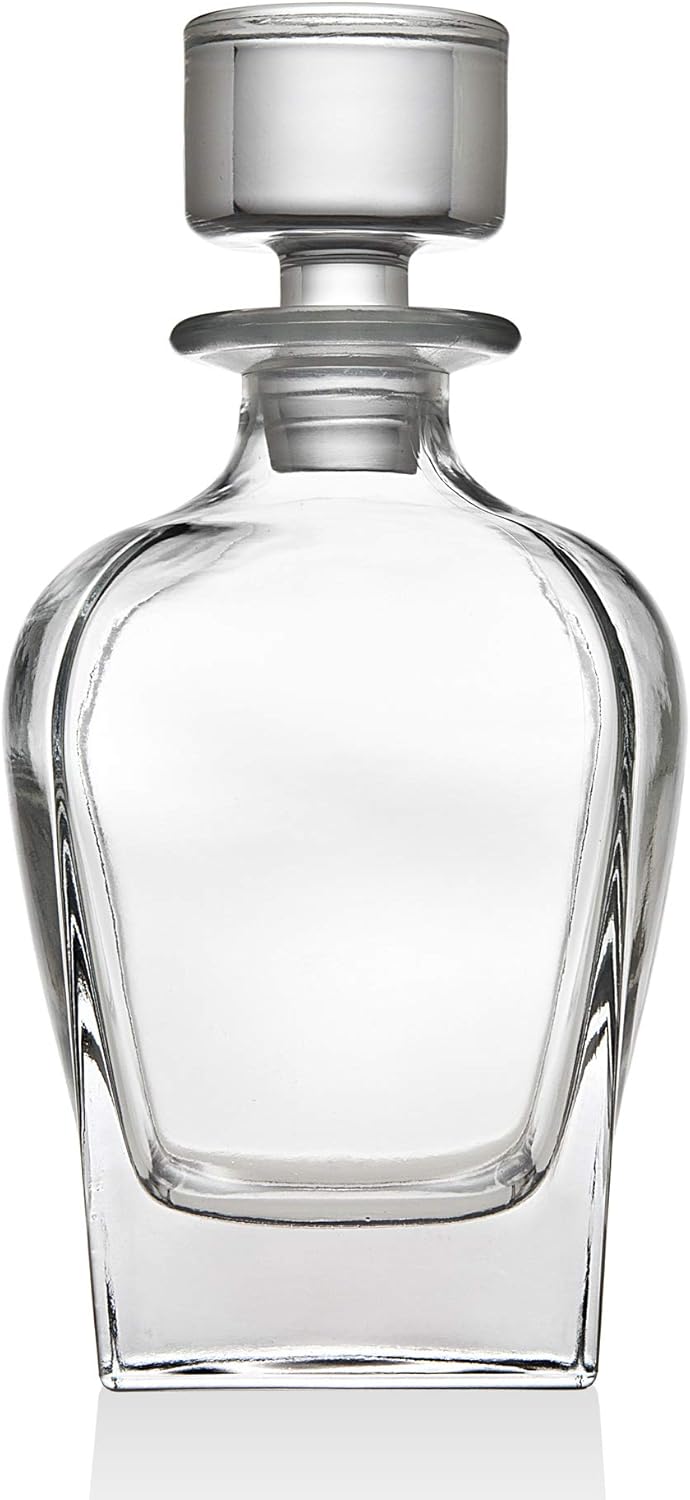 Godinger Whiskey Decanter, 23oz - Liquor Decanter for Beer, Scotch, Bourbon or Wine, Madison Collection Barware