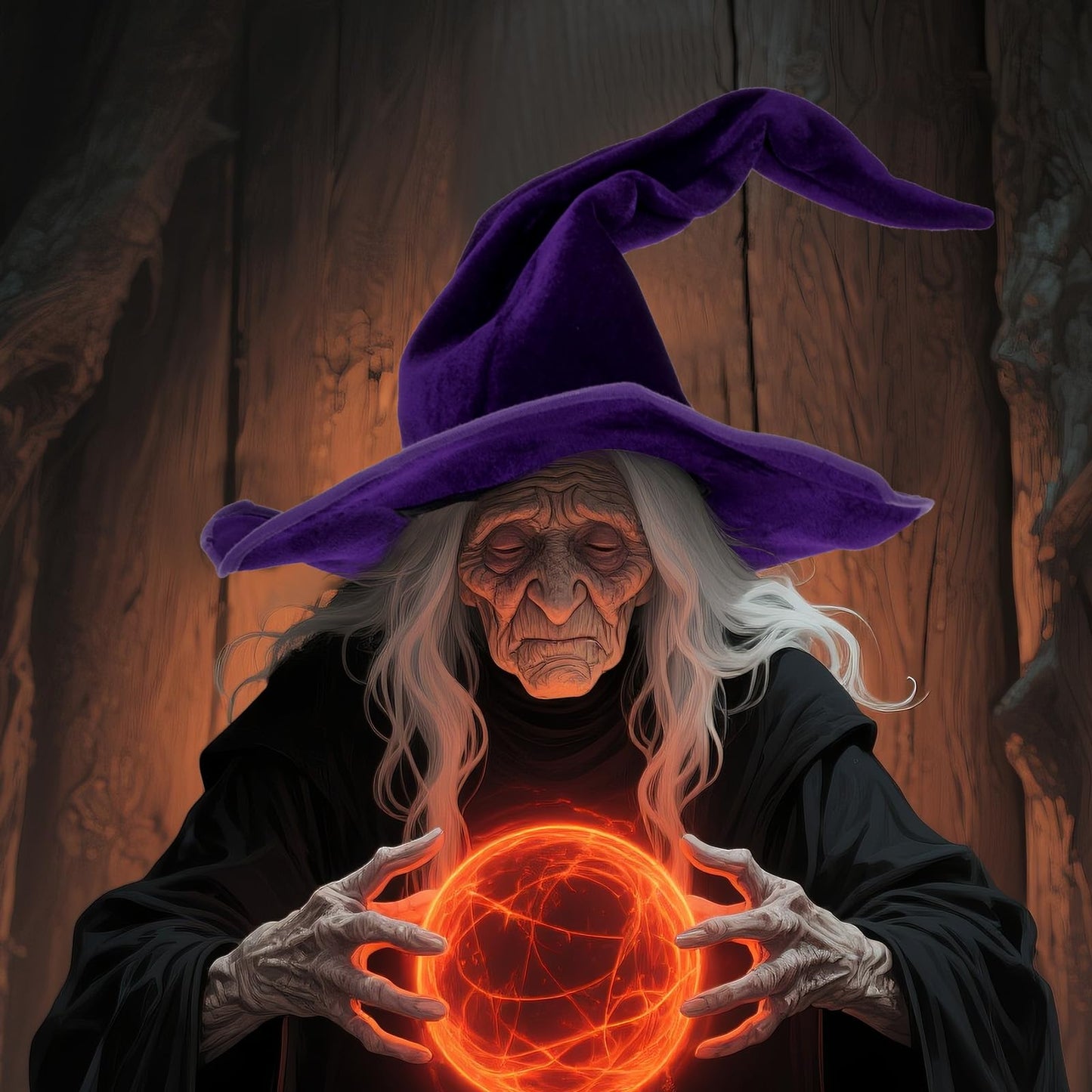Ishua Wizard Hat Halloween - Keep Stand Witch Hat, Women's Witch Hats for Women, Nice for Witch Costume Women, Halloween Costumes & Decorations, 1pcs, Purple