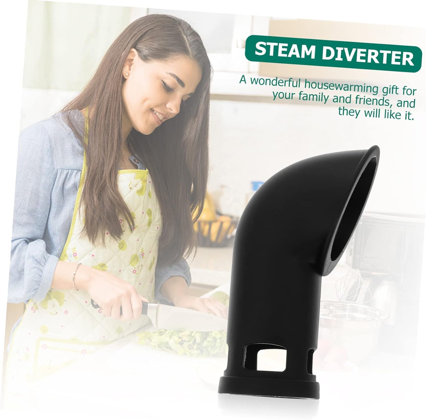 Wear Resistant Steam Release Diverter for Pressure Cooker, Steam Shunt Accessory for Duo Models, Essential Kitchen