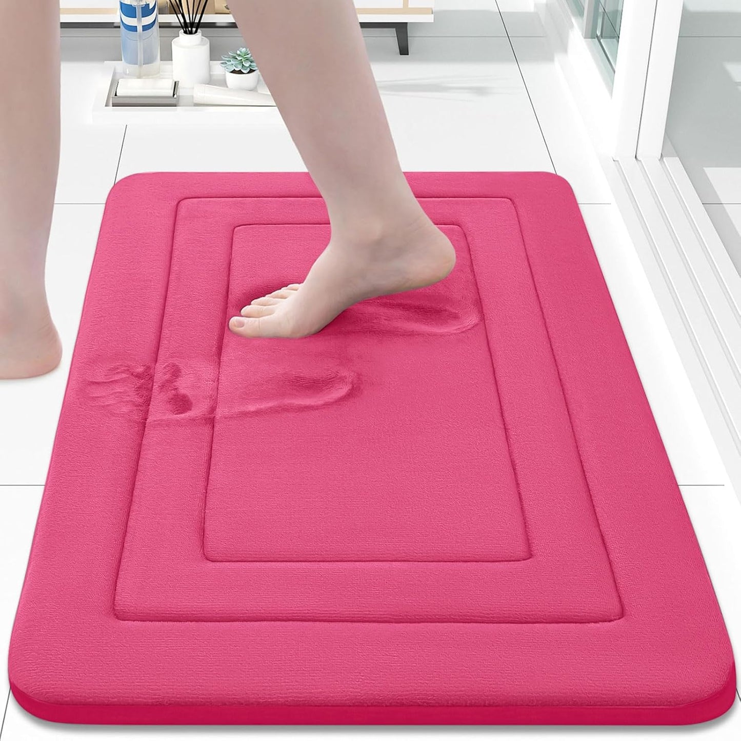 Arotive Memory Foam Bathroom Rug Mat 30x20, Ultra Soft Absorbent Bath Mat, Machine Wash Dry