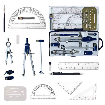 NEWSOURCE Profesional Compass for Geometry Up to 18 inch Diameter,Geometry Precision Tool for student,Drawing Tools & Drafting Kits for Engineer,Drawing Tool,Geometry Set,Math Geometry Kits Set
