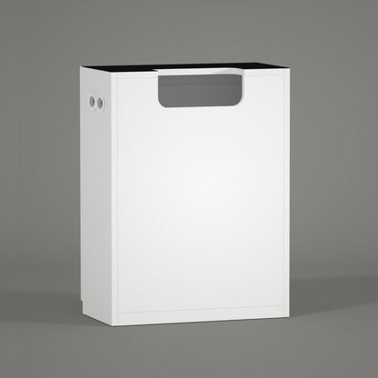 LANDEN Aquarium Wooden Stand and Cabinet for up to 30 Gal Tank, Fish Reptile Sea Salt WaterTank Stand, Nano Foam Leveling Mat Included, W23.6xD17.7xH31.5 in, Wooden Matte White Painted(Stand Only)