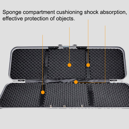 CSNBDMBBSH Recurve Bow Case, Compact Bow Case, Professional Hard Bow Case for Compound Bow Pillar Lock Foam Arrow Storage(Medium)