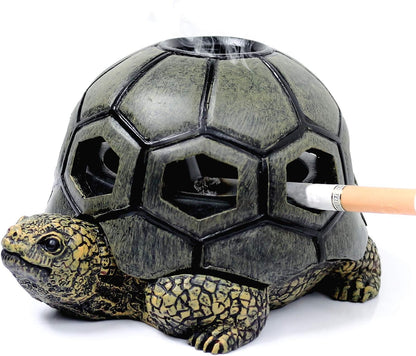 Monsiter QE Turtle Ashtrays - Cute Ash Tray for Home and Outdoor Use