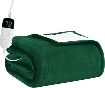 62" 84" 10 8 BOMOVA Heated Electric Blanket Twin - x Heating Blanket with Heating Levels & Hours Auto Off, Warm Flannel