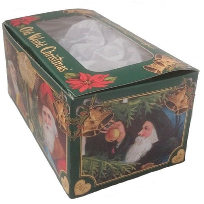 Old World Christmas Norwegian Santa Glass Blown Ornament for Christmas Tree, Handcrafted Holiday Decoration, Santa Collection