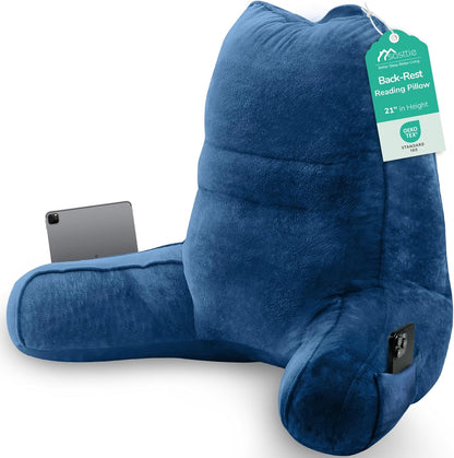 21-Inch, Sasttie Reading Pillow, Pillows for Reading or Relaxing Ergonomic Support for Head, Neck, Back, and Lumbar