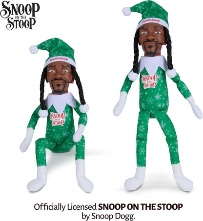 Snoop Dogg Christmas Shelf Décor - 12” Snoop on The Stoop Figurine for Holiday Cheer