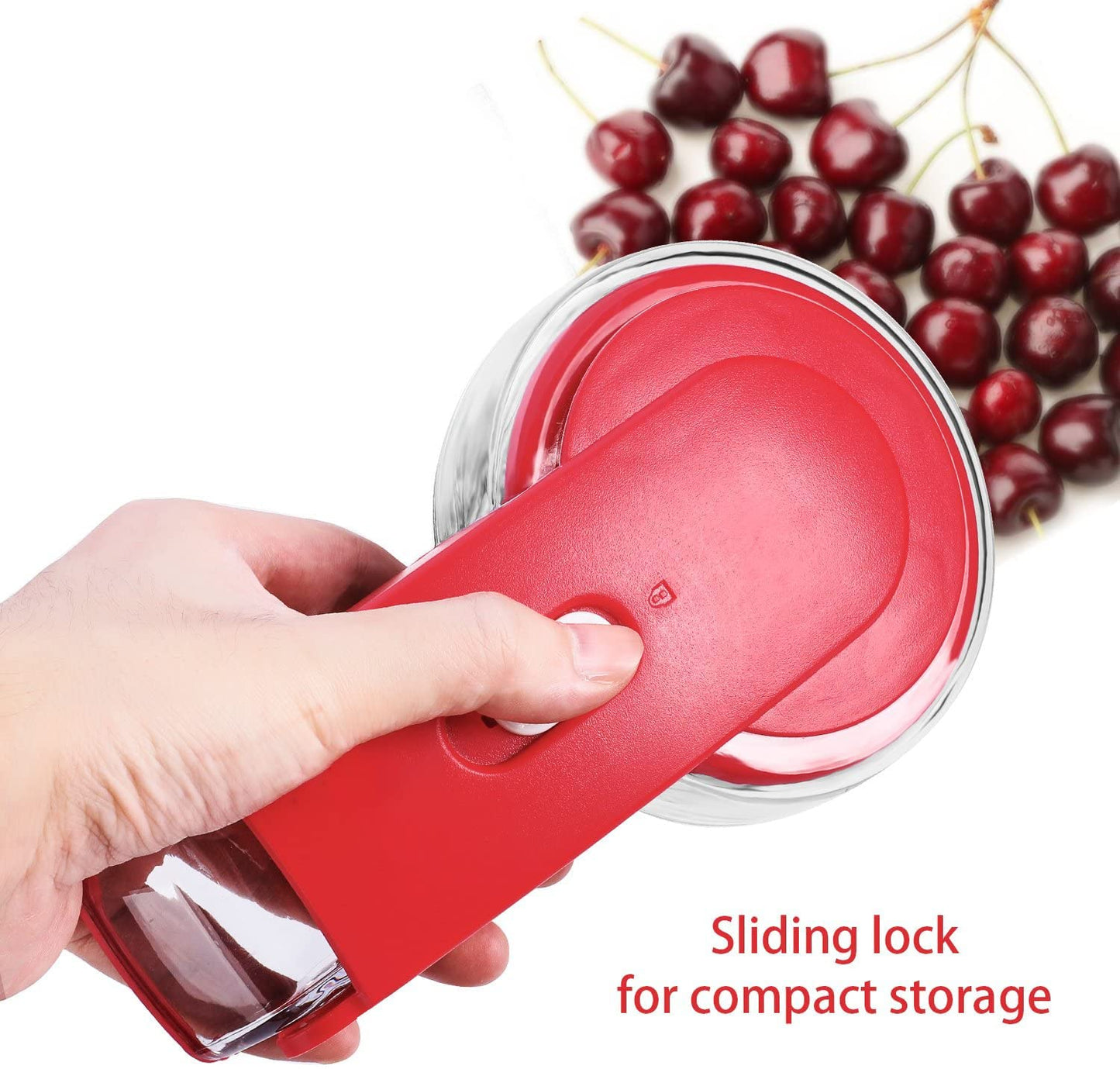 Brighoot Cherry Pitter – Multi Cherry Corer with Rebound & Lock Design, Pits 6 Cherries at Once, Easy Cherry Jam & Baking Tool, Dishwasher Safe