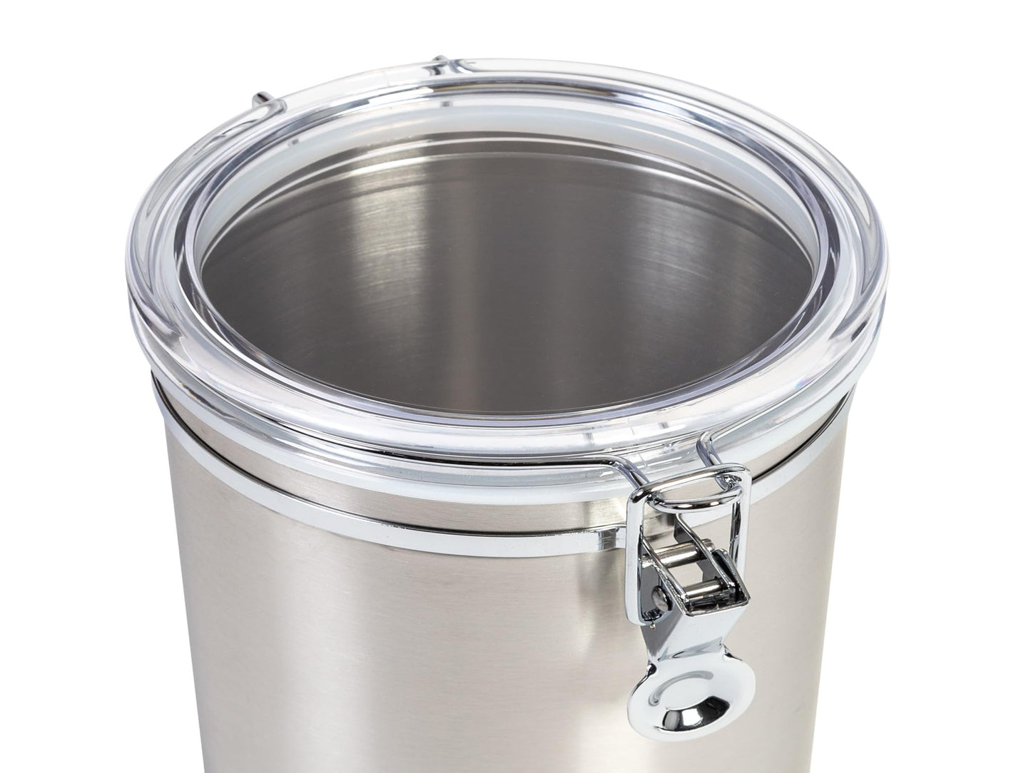 Steel Canister Set - 4pc Clear